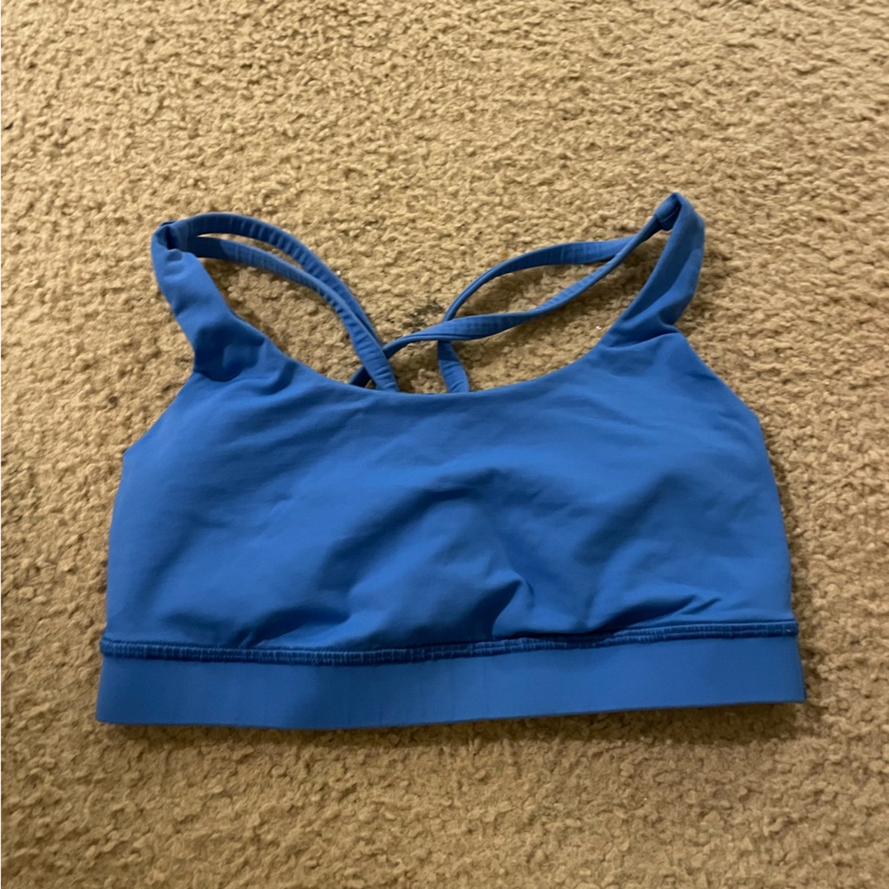 lululemon athletica Blue Strappy Sports Bra